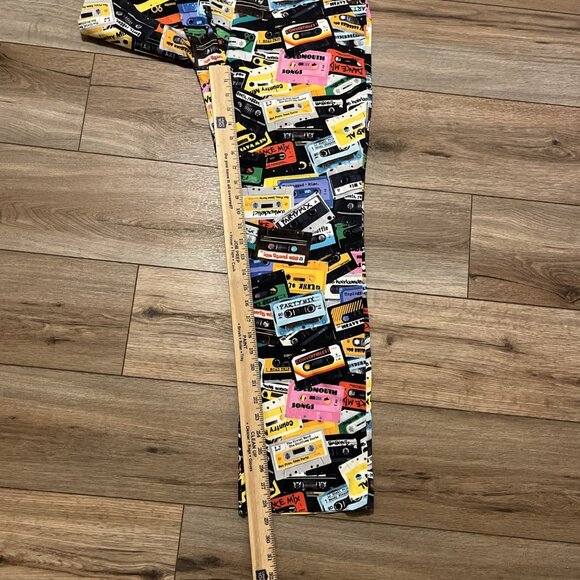 Men's Loudmouth Golf Pants SZ 32x30 Party Mix Cassette Print Stretch Colorful - Picture 5 of 11